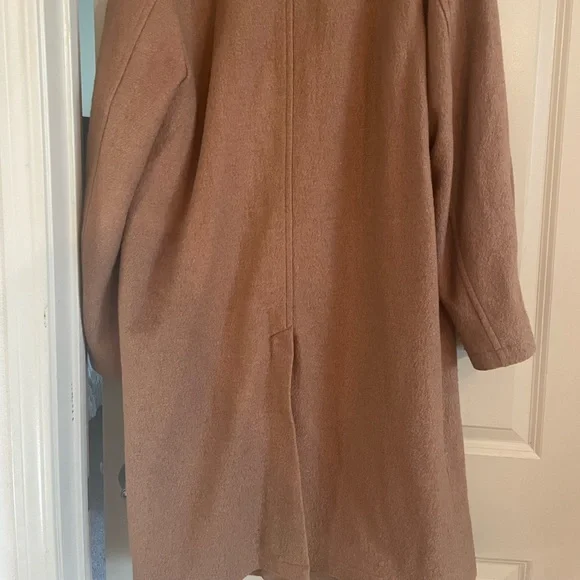 Saturdays New York City -Morgan Overcoat Toasted Coconut EXCELLENT condition - Picture 6 of 6